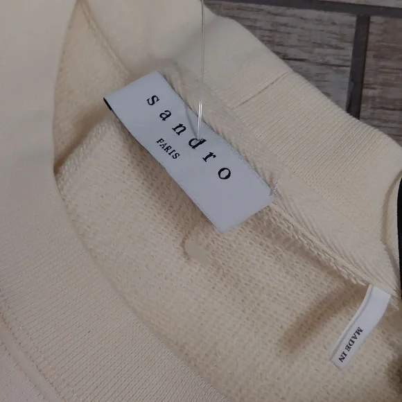 NEW! SANDRO PARIS SWEATSHIRT.. - Picture 4 of 8